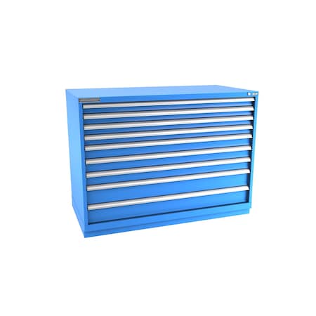 Champion Tool Storage Modular Drawer Cabinet, 9 Drawer, Blue, Steel, 56-1/2 in W x 28-1/2 in D x 41-3/4 in H D18000901ILCFTB-BB